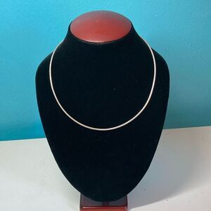 Sterling Silver Chain Necklace About 18"  Stamped 925 Italy 16 g